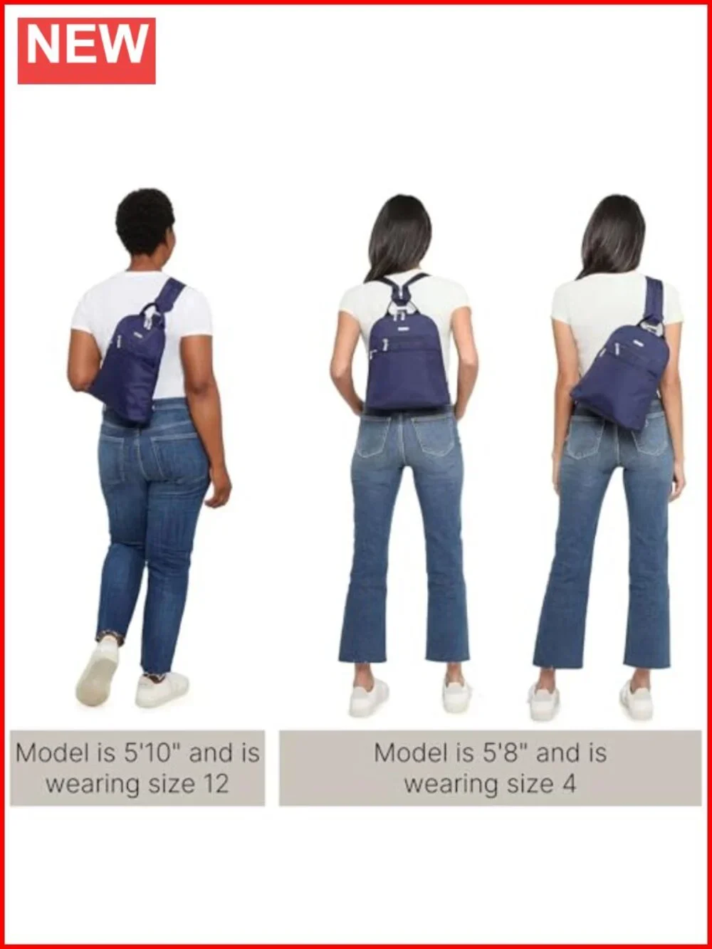 Convertible Backpack Sling Travel Daypack RFID Blocking Lightweight Machine